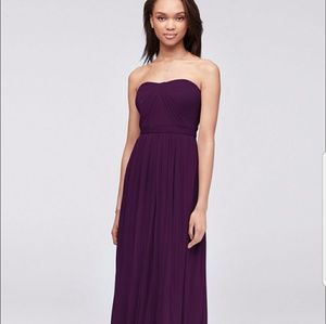 David's Bridal Versa Convertible Mesh Dress